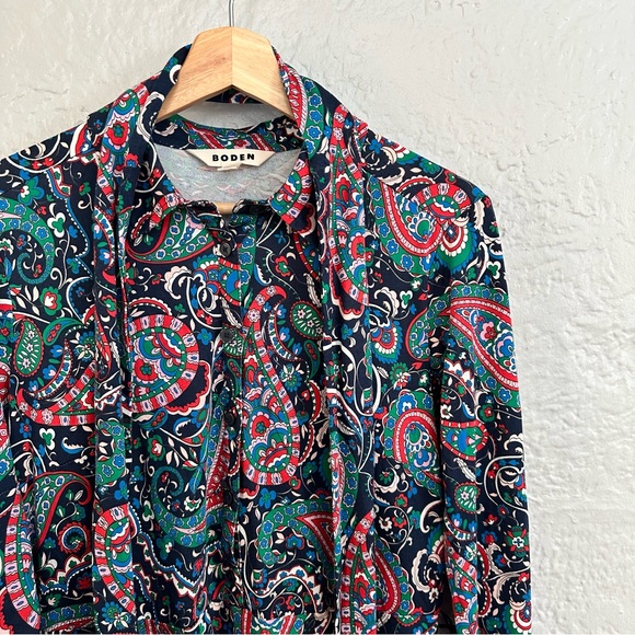 Laura Jersey Midi Shirt Dress
Navy, Paisley Paradise - Picture 7 of 16